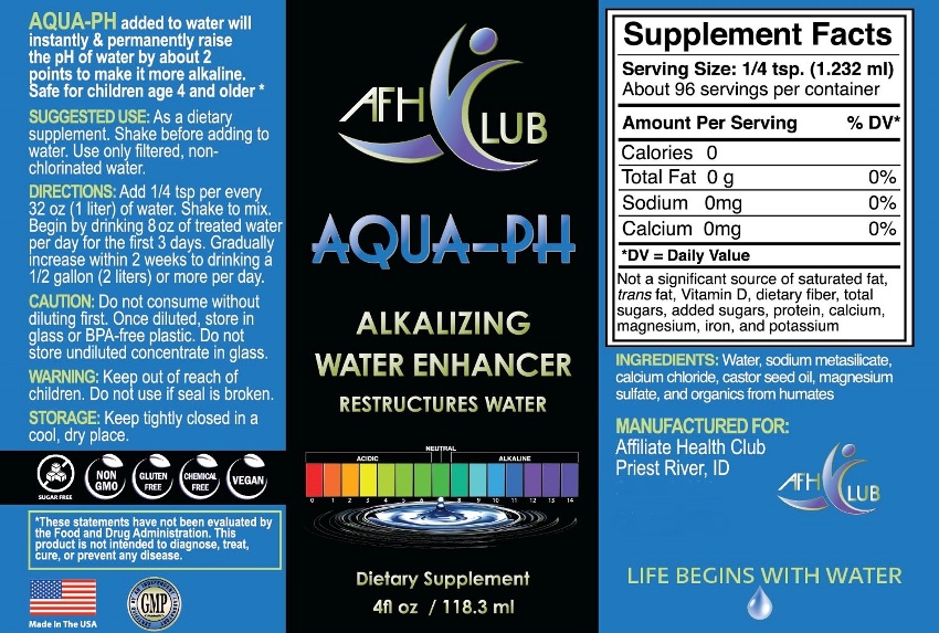 aqua ph alkalizing water enhancer facts